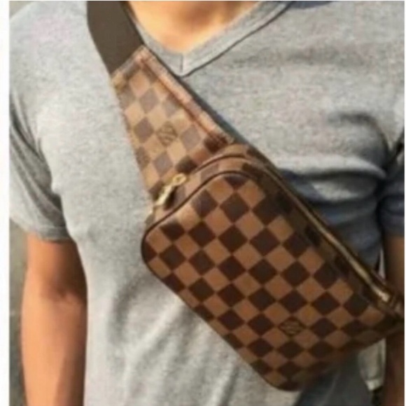 Authentic Louis Vuitton Damier Ebene Geronimos in LIKE NEW CONDITION W/DUSTBAG - Picture 4 of 14